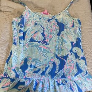 Spaghetti Strap Lilly Pulitzer flowy tank top